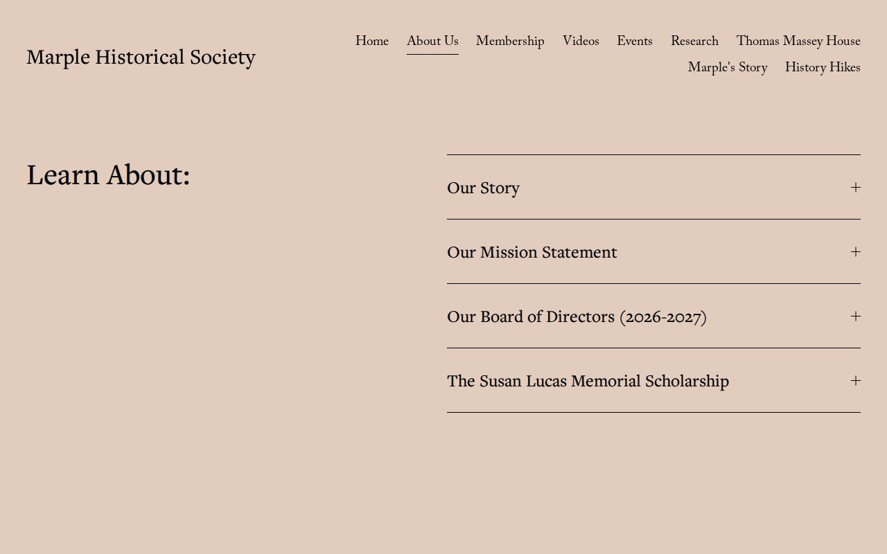Marple Township city directory historical society research source