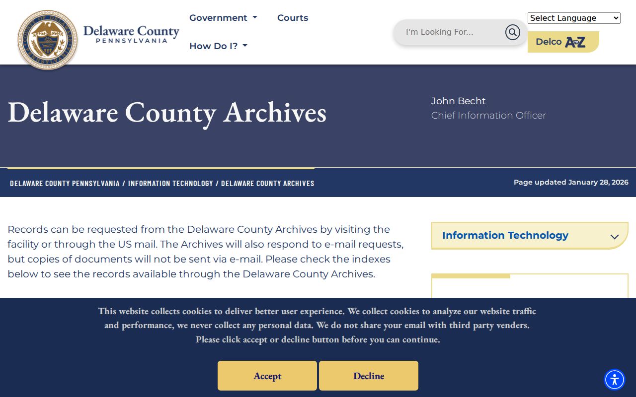 Marple Township previous residents Delaware County historical court and archive holdings